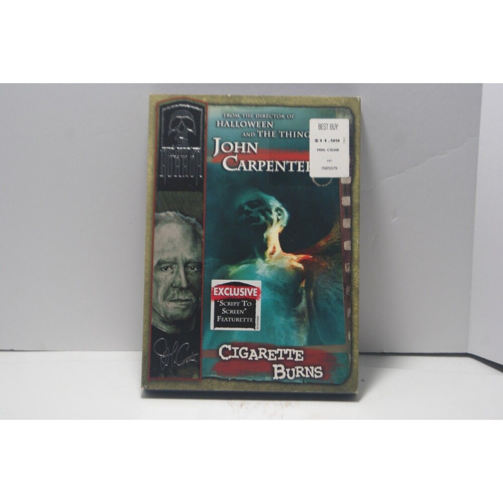 Masters of Horror - John Carpenter: Cigarette Burns (DVD, 2006) Horror W/slipcov